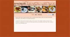 Desktop Screenshot of beaconfallscafe.com
